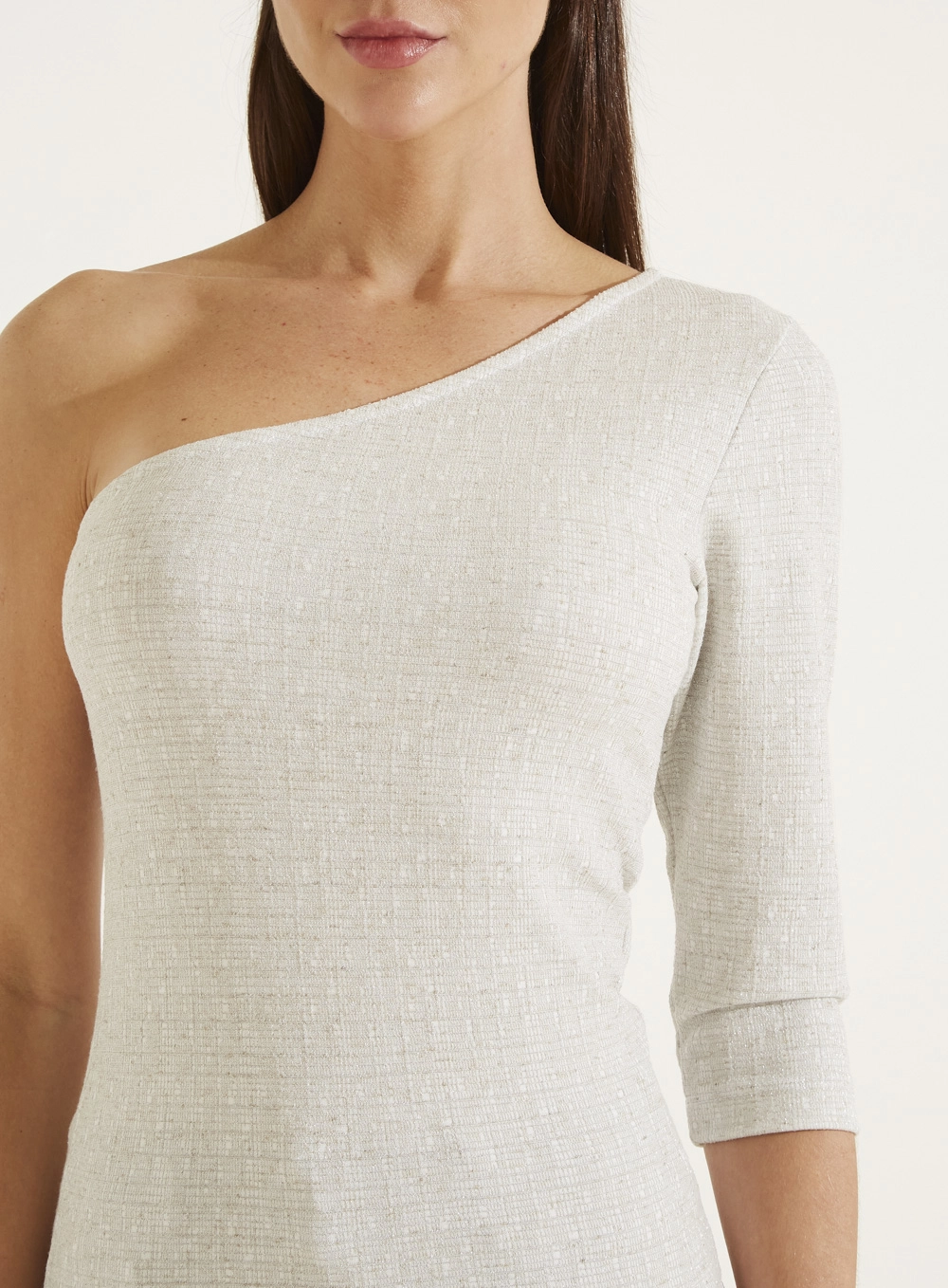Blusa Linho Metalizada Cinza 3