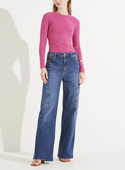 Blusa Feminina Canelada Detalhe Costas