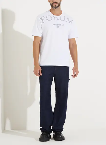 Camiseta Masculina Regular Logo Retrô