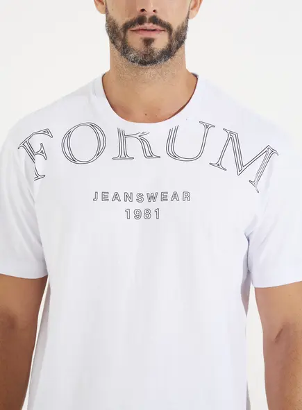 Camiseta Masculina Regular Logo Retrô