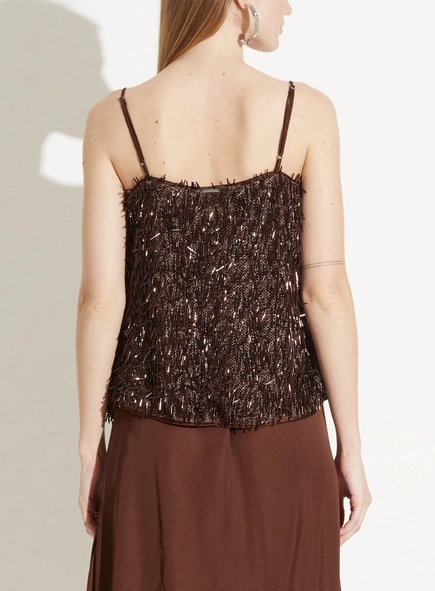 Blusa Solta Com Aplicação E Decote Quadrado