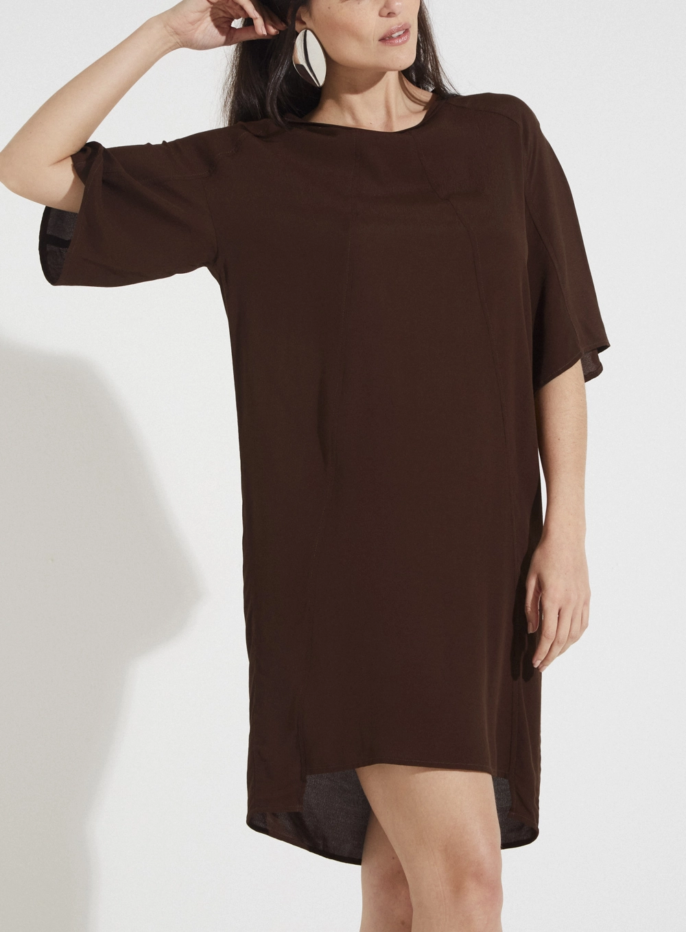 Vestido Forum Marrom Nobuck 2