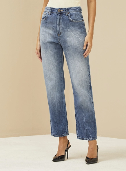 Calça Feminina Jeans Reta - Nadia