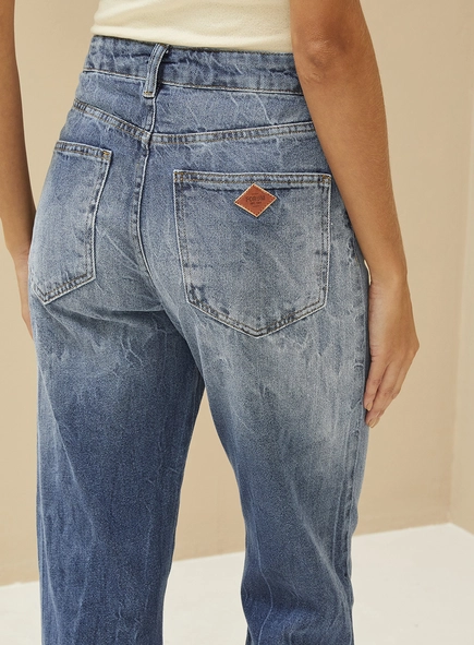 Calça Feminina Jeans Reta - Nadia