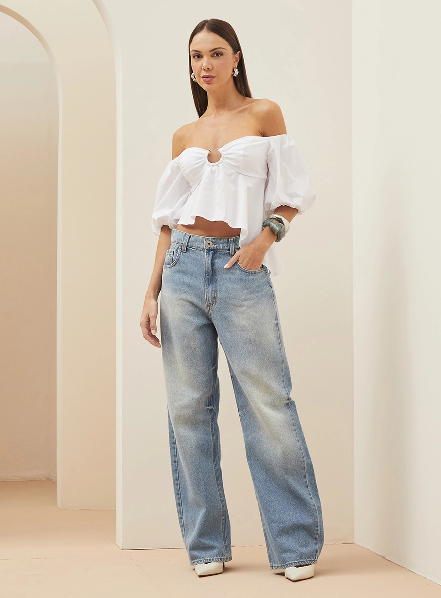 Calça Feminina Jeans - Low Fit Índigo 1