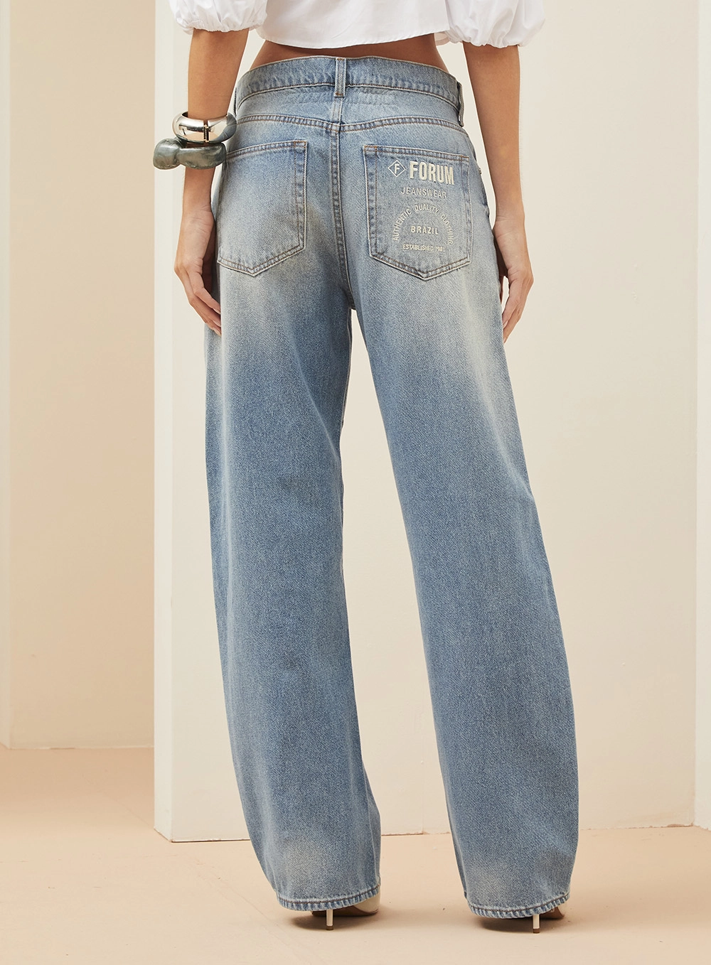 Calça Feminina Jeans - Low Fit Índigo 3