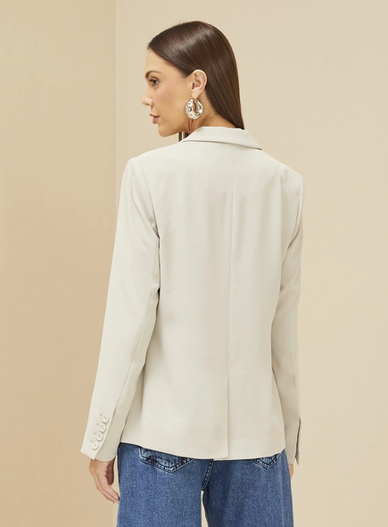 Blazer Feminino Alfaiataria Acinturado