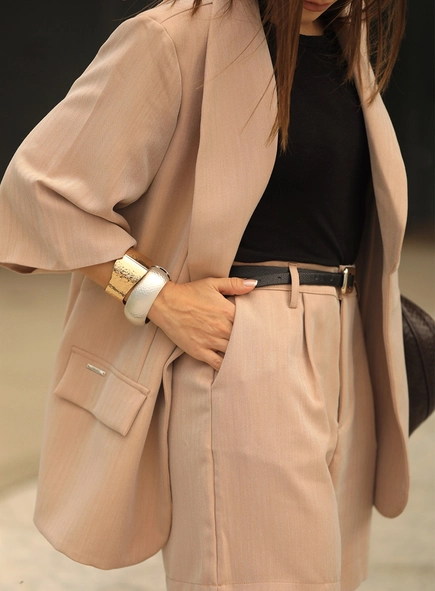 Blazer Feminino Alfaiataria Over