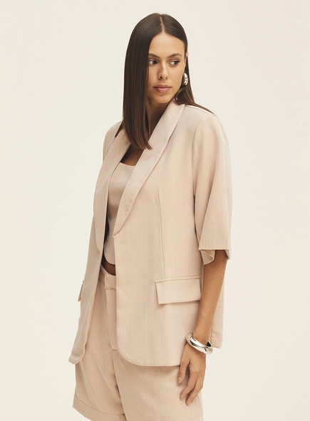 Blazer Feminino Alfaiataria Over