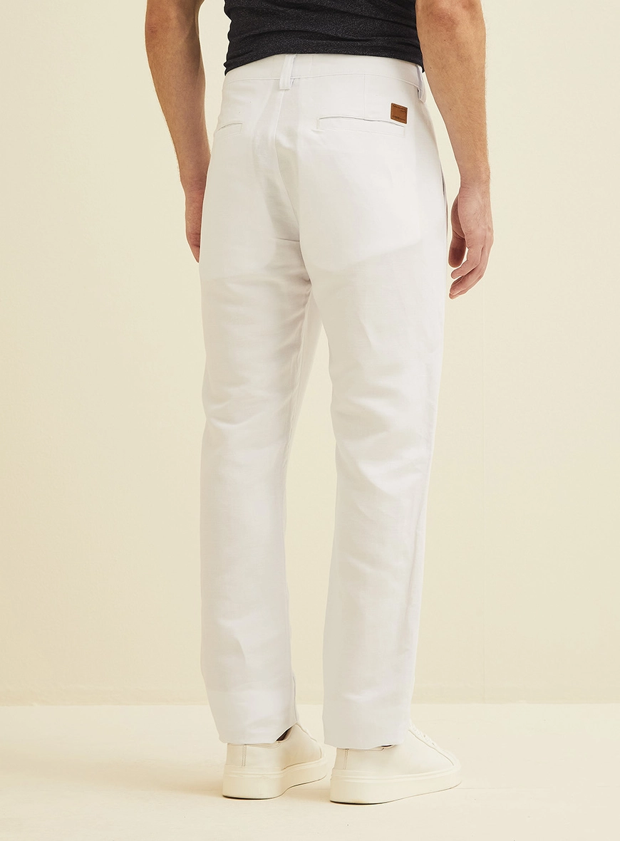 Calça St Barths Em Linho Branco 4