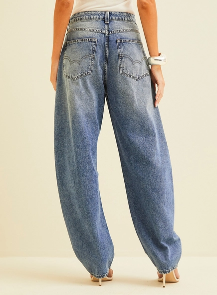 Calça Jeans Barril