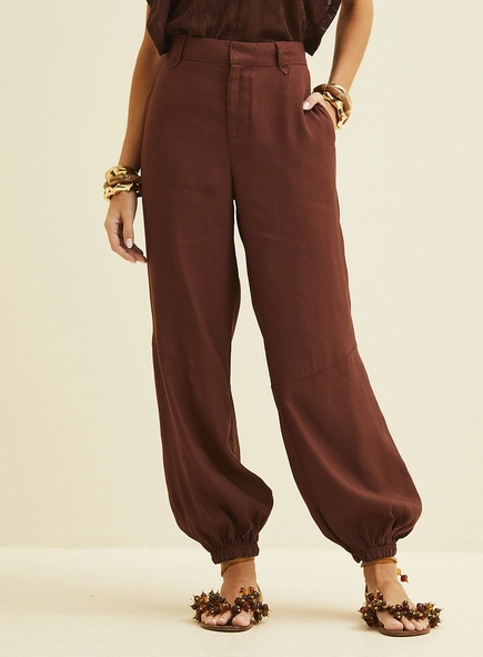 Calça Feminina Em Linho