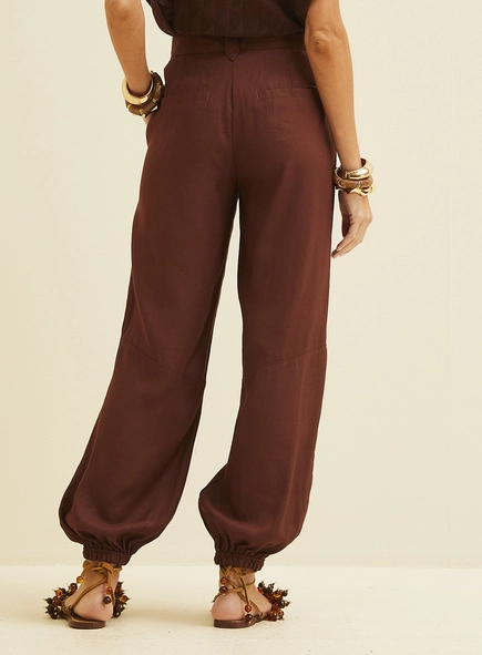 Calça Feminina Em Linho