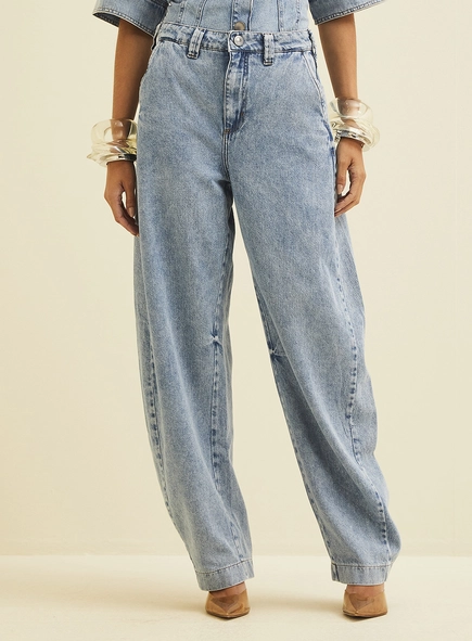 Calça Jeans Feminina Barril