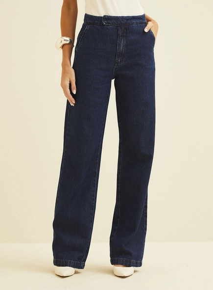 Calça Jeans Feminina Reta