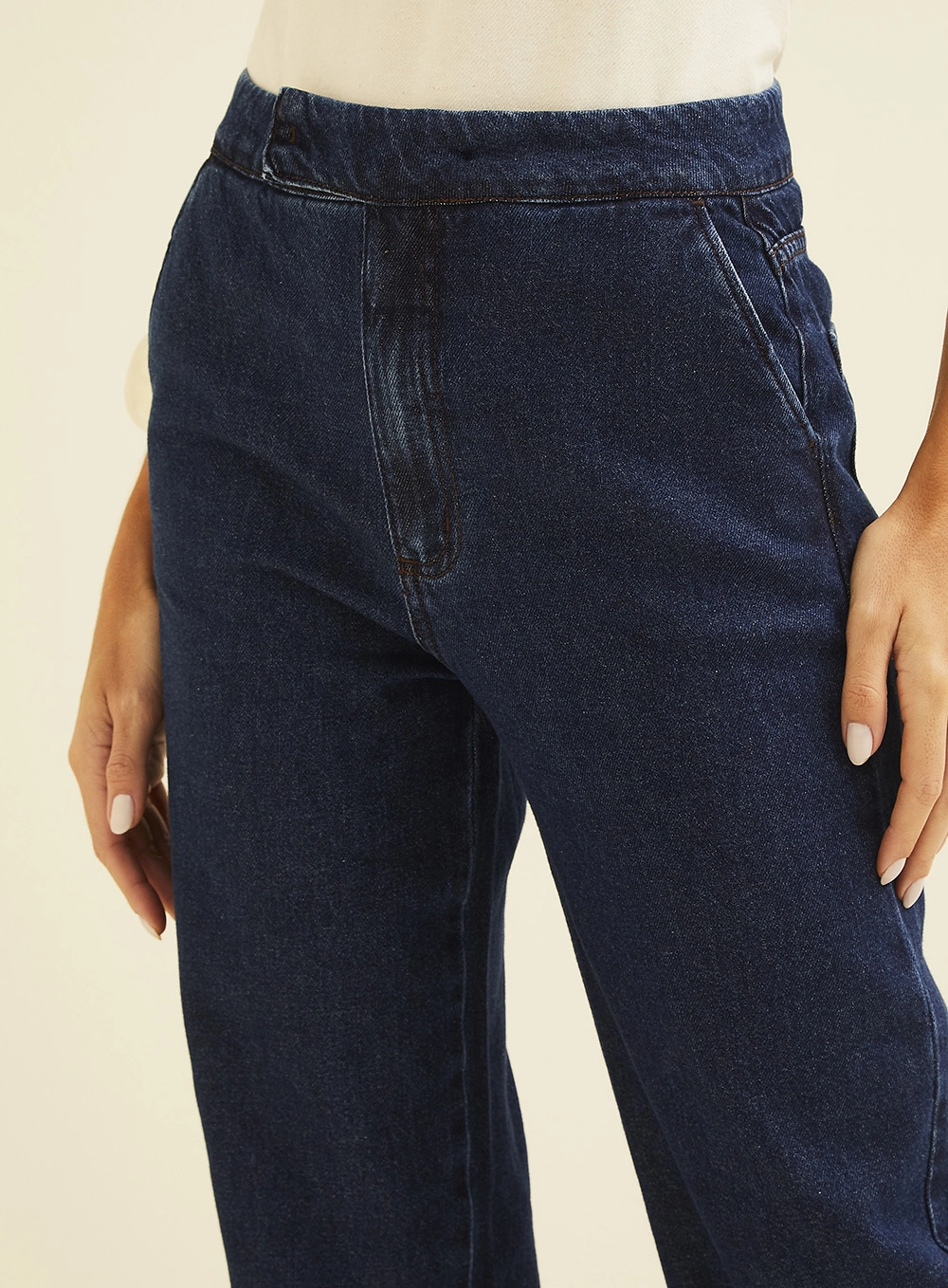Calça Jeans Feminina Reta Índigo 3