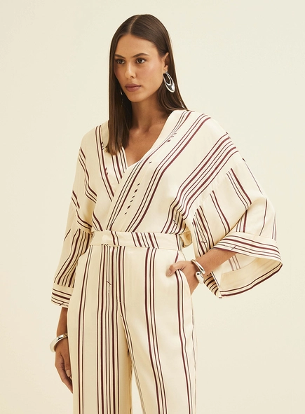 Kimono Amplo Estampado