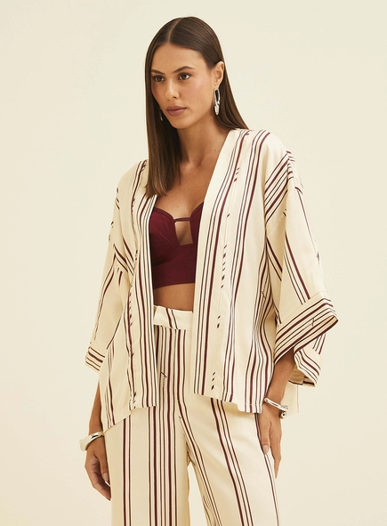 Kimono Amplo Estampado