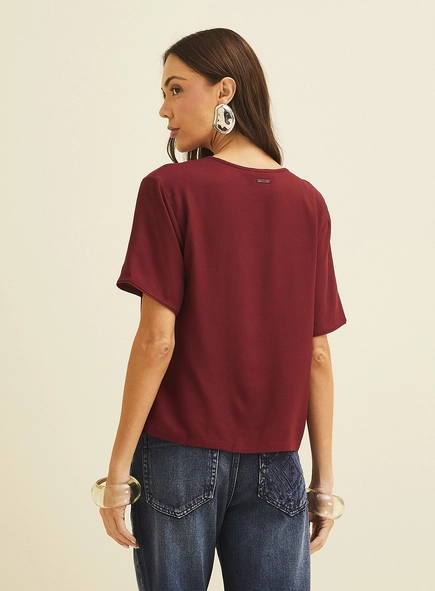 Camiseta Feminina Gola V