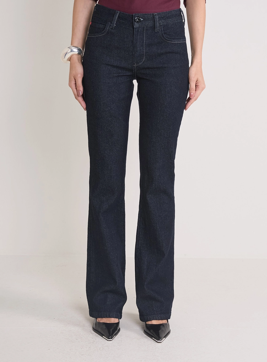 Calça Jeans Feminina Marisa Boot Cut Índigo 2
