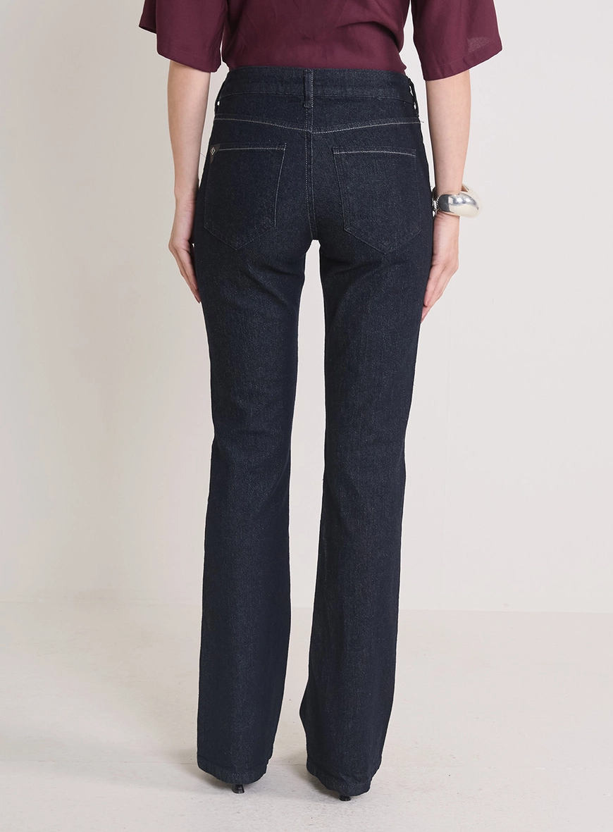 Calça Jeans Feminina Marisa Boot Cut Índigo 4