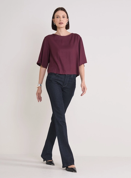 Calça Jeans Feminina Marisa Boot Cut