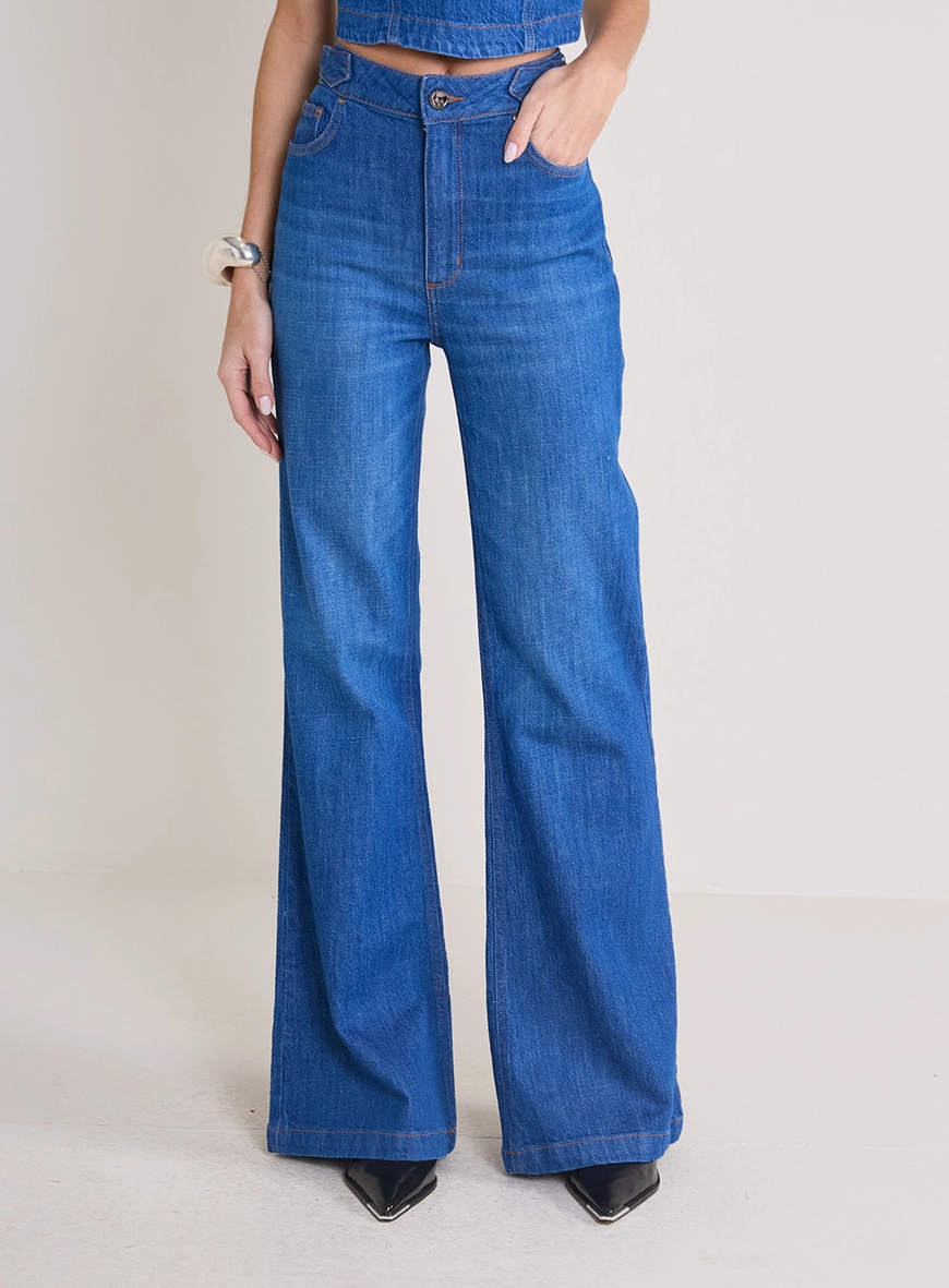 Calça Jeans Feminina Louise Índigo 2