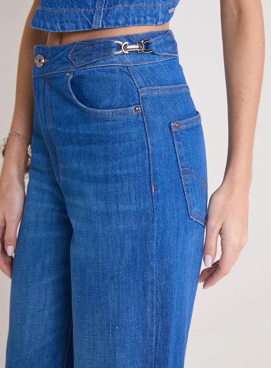 Calça Jeans Feminina Louise Índigo 3