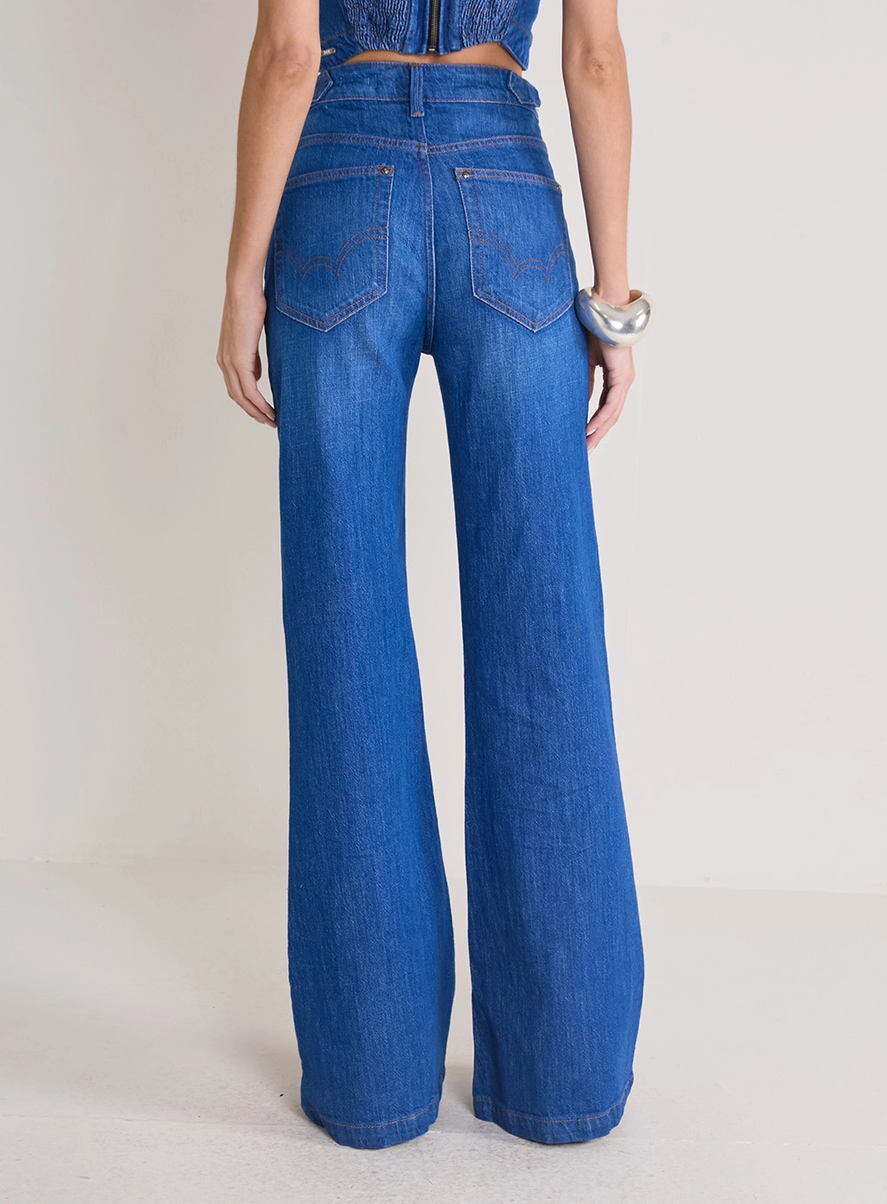 Calça Jeans Feminina Louise Índigo 4