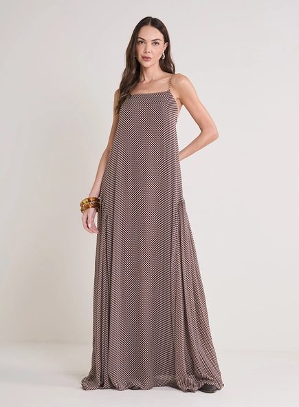 Vestido Longo Estampado