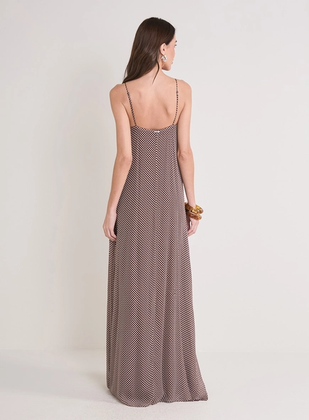 Vestido Longo Estampado