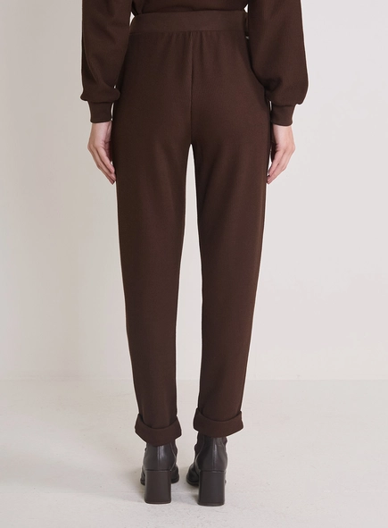 Calça Feminina Canelada Barra Italiana