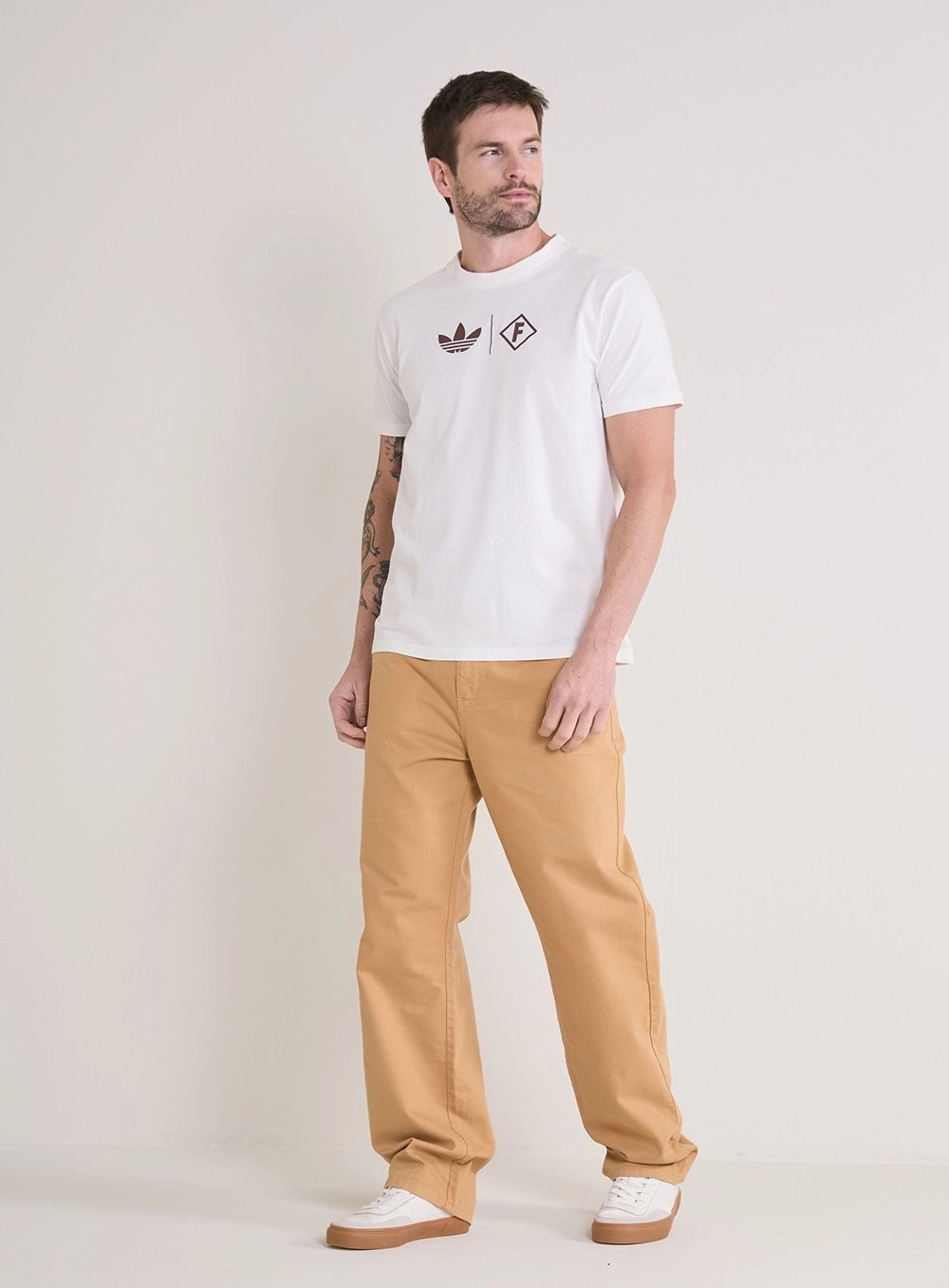 Calça Sarja Masculina Malta - Adidas Bege 1