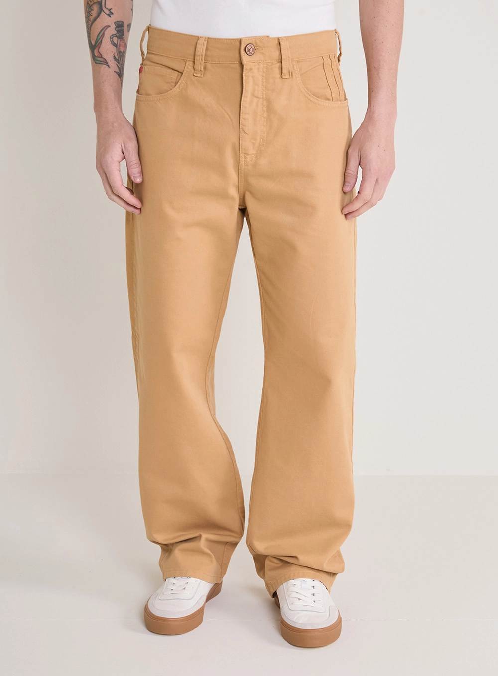 Calça Sarja Masculina Malta - Adidas Bege 2