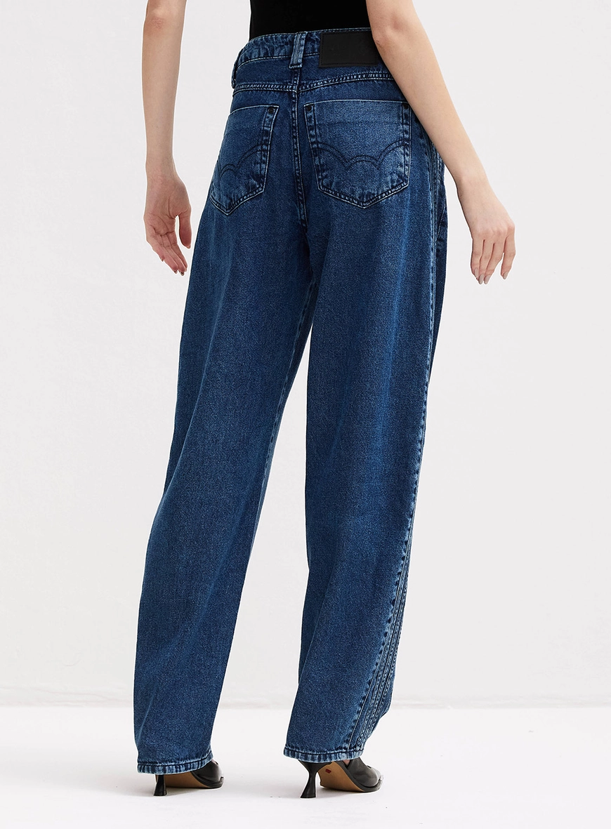 Calça Jeans Feminina Barrel - Forum | Adidas Índigo 4