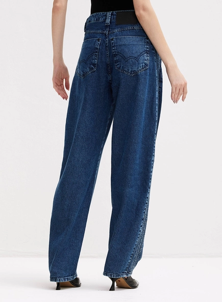 Calça Jeans Feminina Barrel - Forum | Adidas