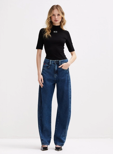 Calça Jeans Feminina Barrel - Forum | Adidas