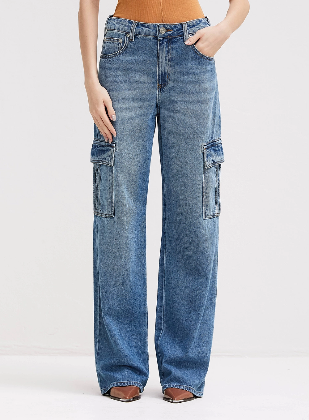 Calça Jeans Feminina Raquel Wide Leg Índigo 2