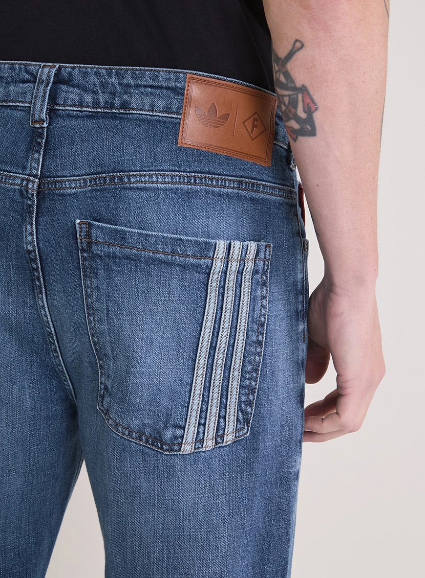 Calça Jeans Reta Unissex - Forum | Adidas Indigo Masc 3