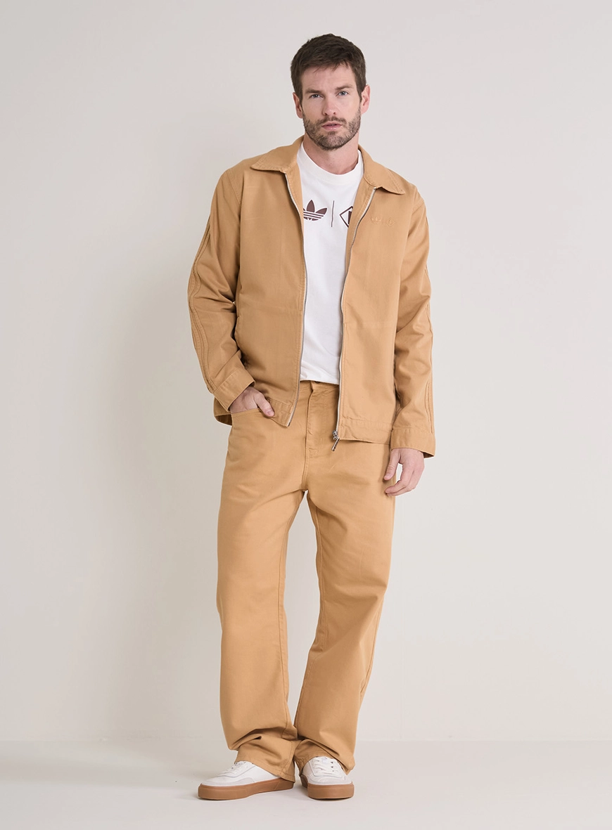 Jaqueta Masculina Sarja Regular - Forum | Adidas Bege 4