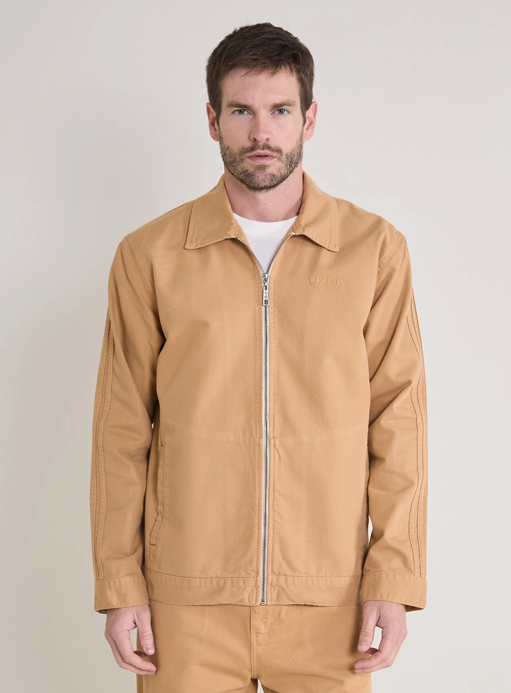 Jaqueta Masculina Sarja Regular - Forum | Adidas Bege 1