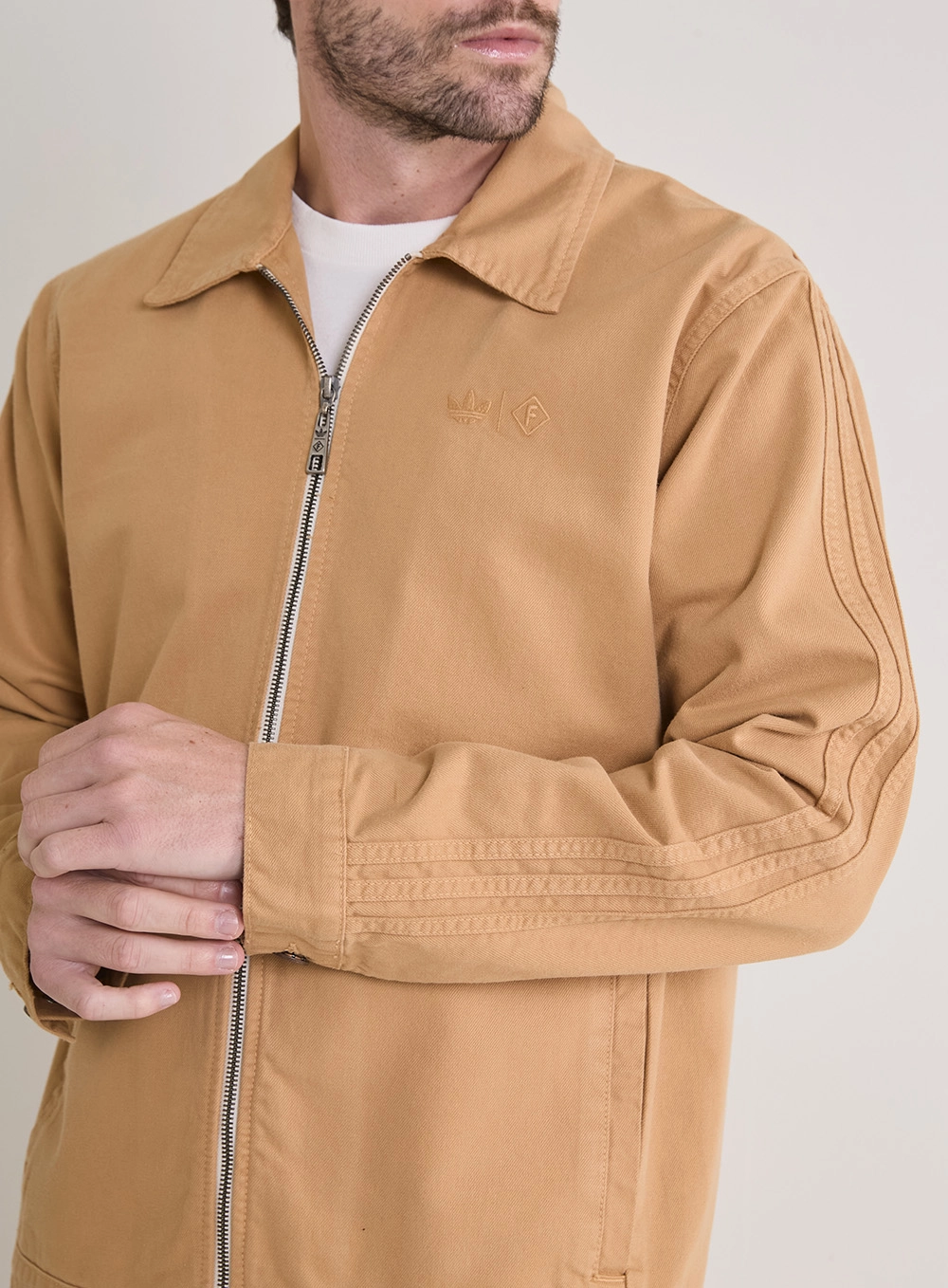 Jaqueta Masculina Sarja Regular - Forum | Adidas Bege 2