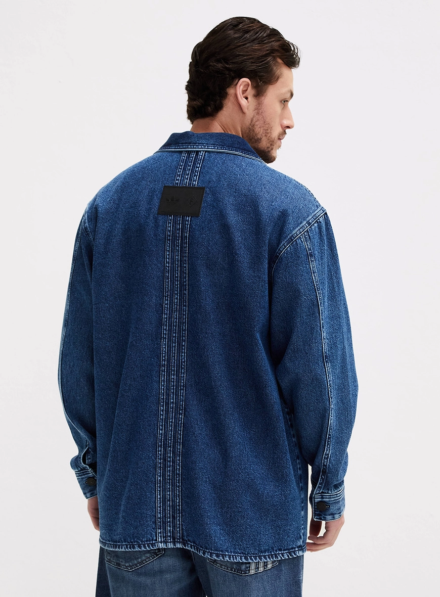 Camisa Jeans Over Shirt Unissex Forum | Adidas Índigo 3