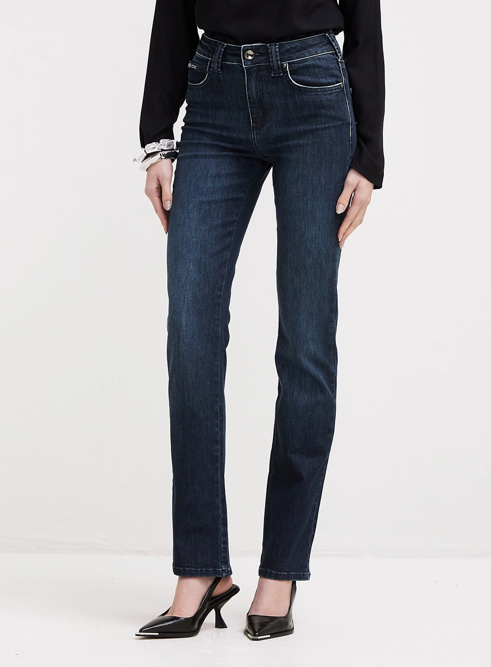 Calça Jeans Feminina Slim - Marisa Índigo 2