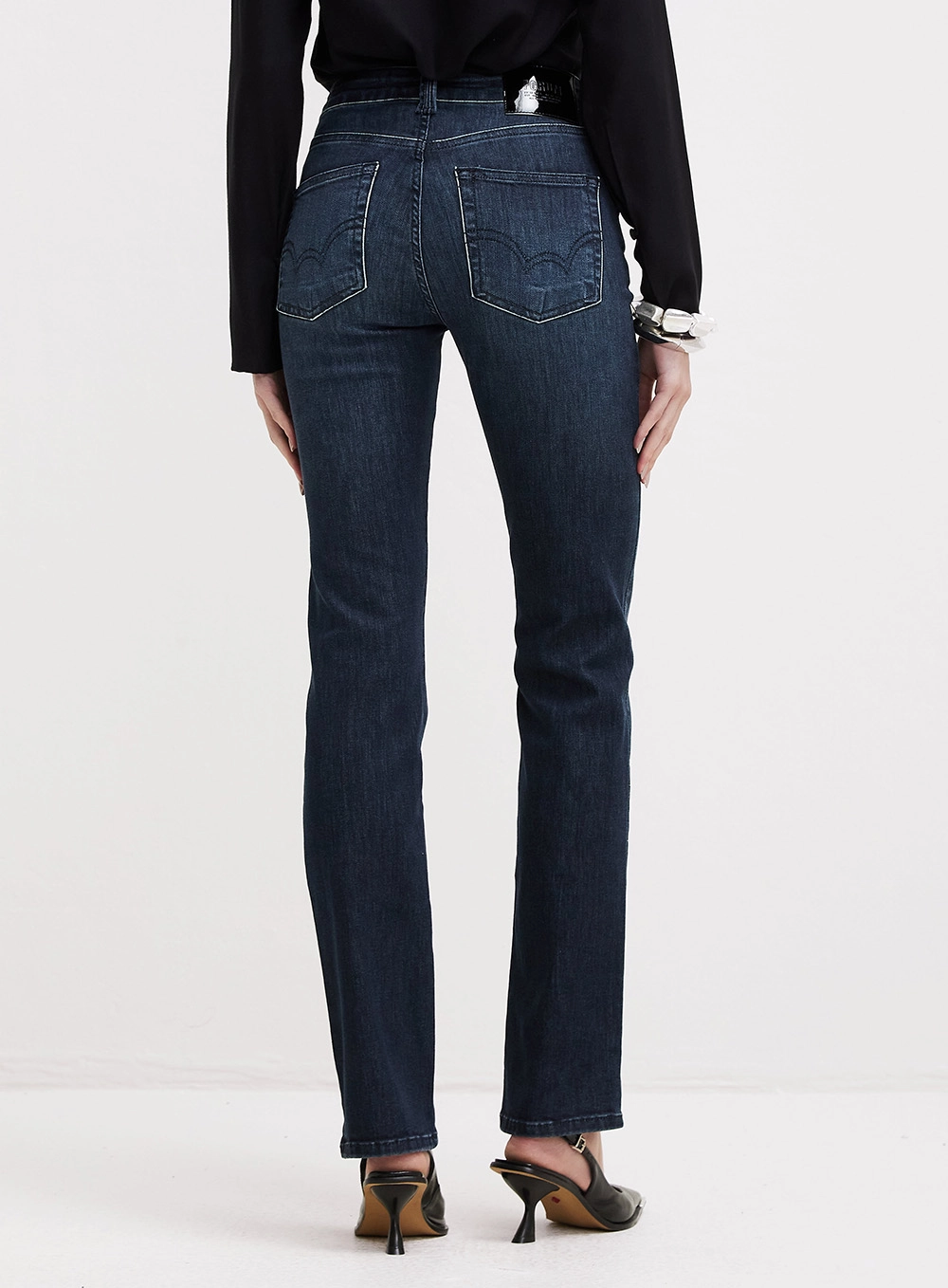 Calça Jeans Feminina Slim - Marisa Índigo 4