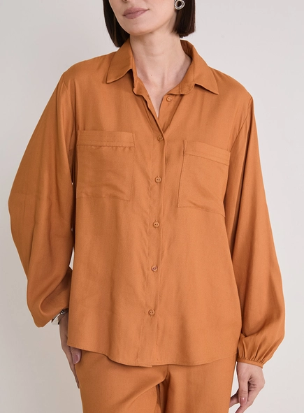 Camisa Ampla Feminina Alfaiataria