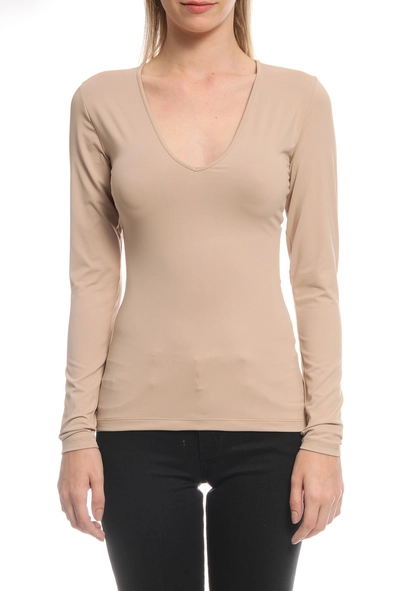 Camiseta Manga Longa Essential Flex Poliamida Branco