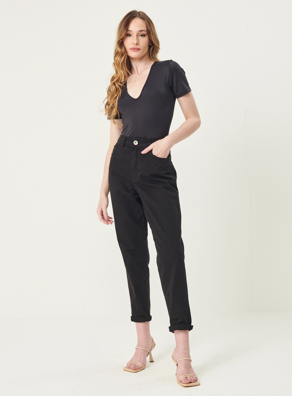 Camiseta Feminina Essential Flex Poliamida Preto