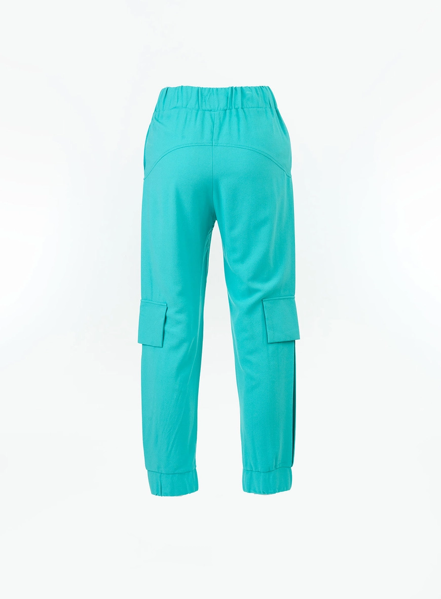 Calça Jogger Lapelas Verde  2