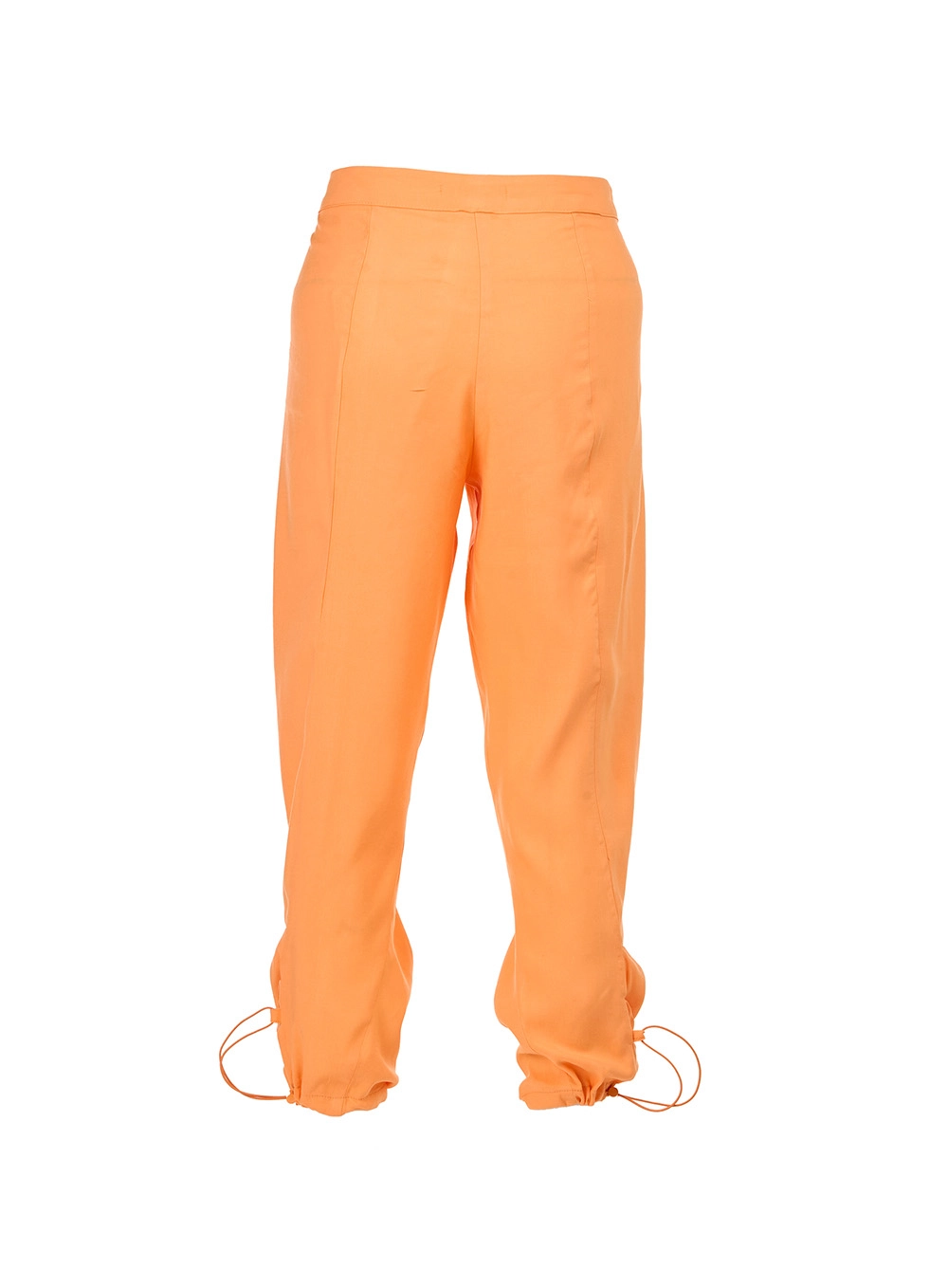 Calça Jogger Linho Com Regulagem Laranja 2